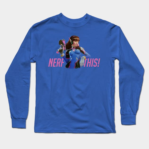 D.va - Nerf This Long Sleeve T-Shirt by galacticshirts